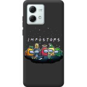 Черный чехол BoxFace Motorola G84 Among Us Impostors