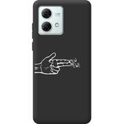 Черный чехол BoxFace Motorola G84 Pew Pew