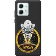 Черный чехол BoxFace Motorola G84 NASA Spaceship