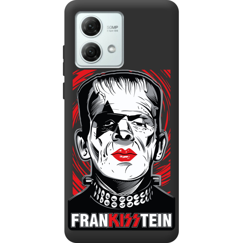 Черный чехол BoxFace Motorola G84 Frankisstein