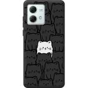 Черный чехол BoxFace Motorola G84 