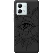 Черный чехол BoxFace Motorola G84 Eye