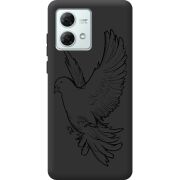 Черный чехол BoxFace Motorola G84 Dove