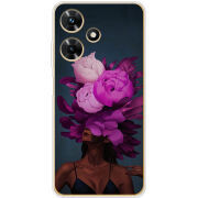 Чехол BoxFace Infinix Hot 30i Exquisite Purple Flowers