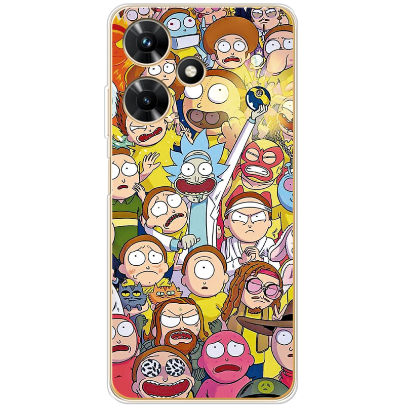 Чехол BoxFace Infinix Hot 30i Rick and Morty