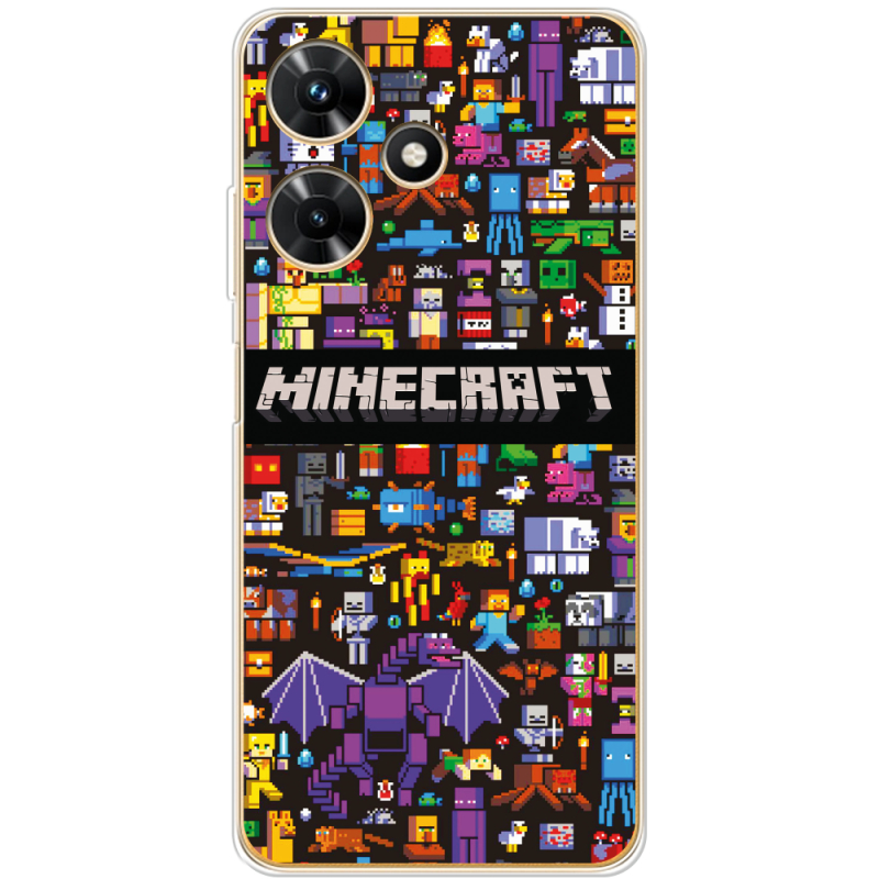 Чехол BoxFace Infinix Hot 30i Minecraft Mobbery