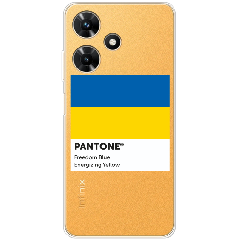 Прозрачный чехол BoxFace Infinix Hot 30i Pantone вільний синій