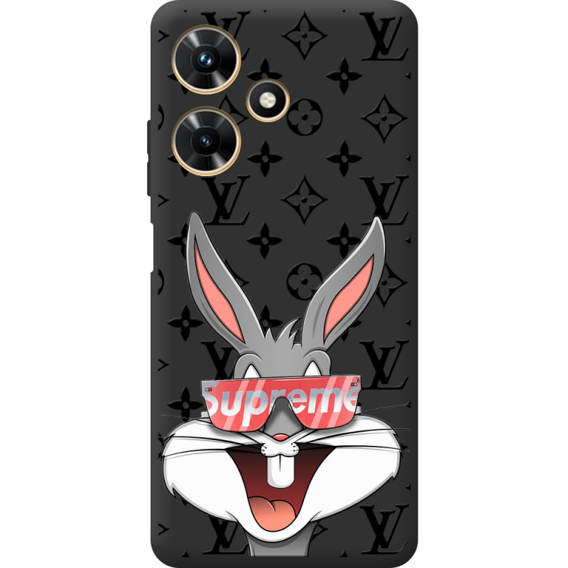 Черный чехол BoxFace Infinix Hot 30i looney bunny