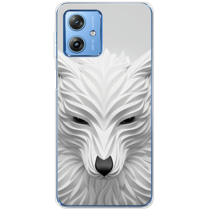 Чехол BoxFace Motorola G54 Power White Wolf