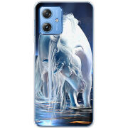 Чехол BoxFace Motorola G54 Power White Horse