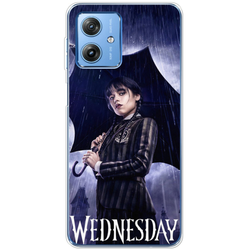 Чехол BoxFace Motorola G54 Power Wednesday Addams