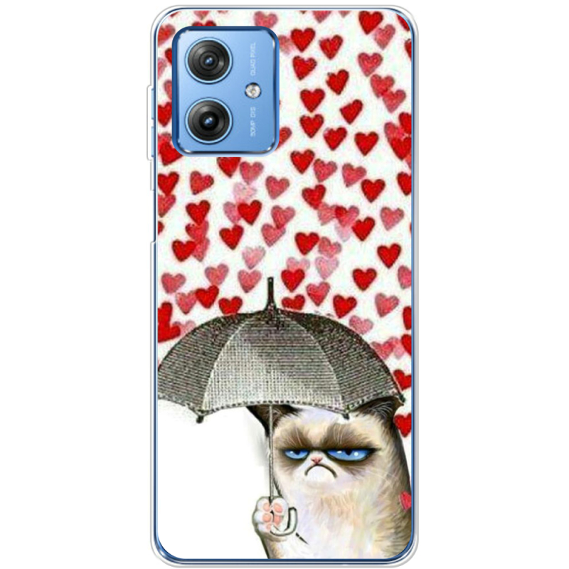 Чехол BoxFace Motorola G54 Power Raining Hearts