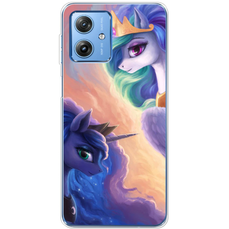 Чехол BoxFace Motorola G54 Power My Little Pony Rarity  Princess Luna