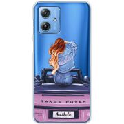 Прозрачный чехол BoxFace Motorola G54 Power Boss Babe