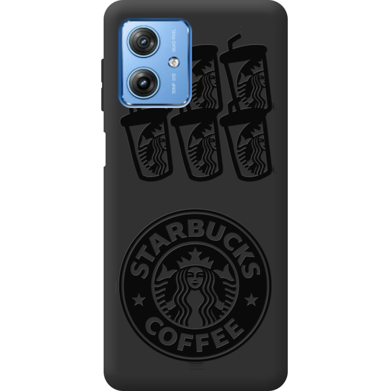 Черный чехол BoxFace Motorola G54 Power Black Coffee