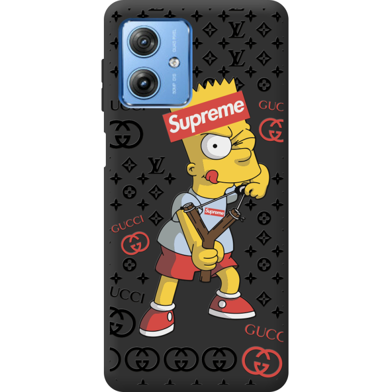 Черный чехол BoxFace Motorola G54 Power Yellow Fun