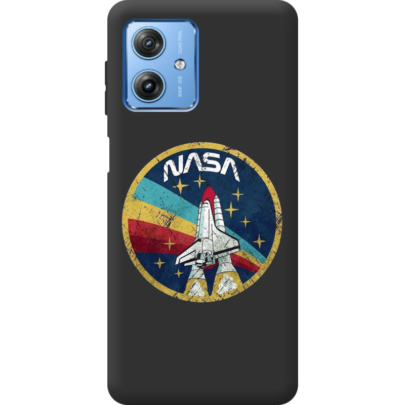 Черный чехол BoxFace Motorola G54 Power NASA