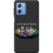 Черный чехол BoxFace Motorola G54 Power Among Us Impostors