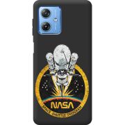 Черный чехол BoxFace Motorola G54 Power NASA Spaceship