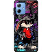 Черный чехол BoxFace Motorola G54 Power Малий вухань