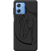 Черный чехол BoxFace Motorola G54 Power Horse