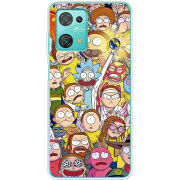 Чехол BoxFace Blackview Oscal C30 Rick and Morty