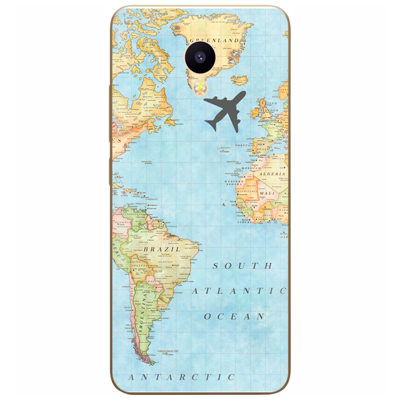 Чехол Uprint Meizu M5C Карта