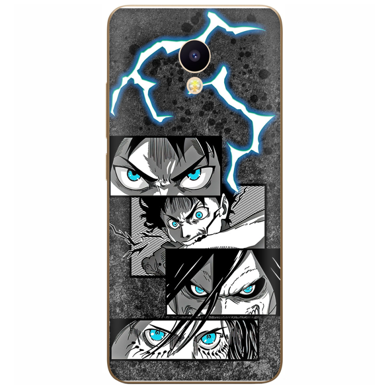 Чехол Uprint Meizu M5C Eren Yeager Transformation