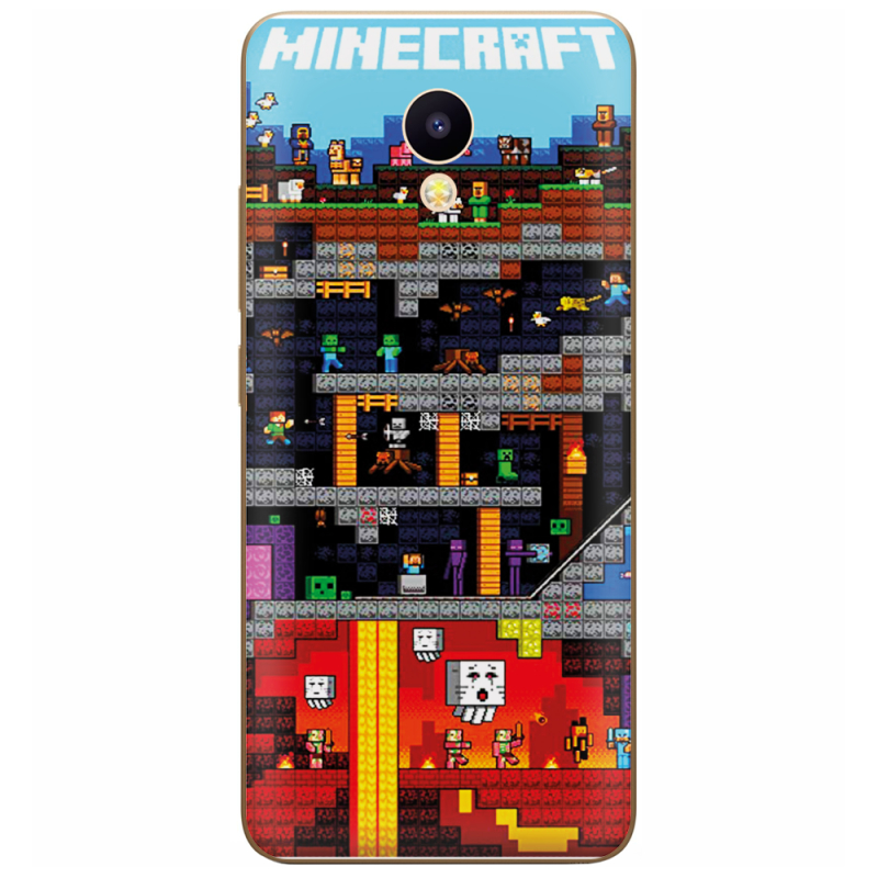 Чехол Uprint Meizu M5C Minecraft Lode Runner