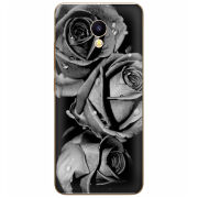 Чехол Uprint Meizu M5C Black and White Roses