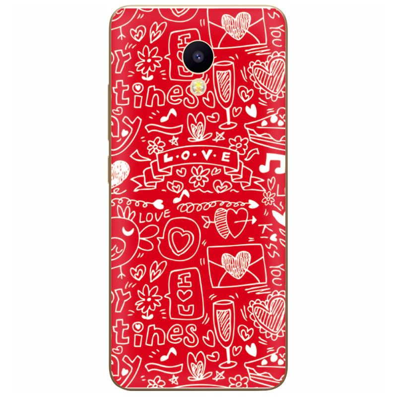 Чехол Uprint Meizu M5C Happy Valentines