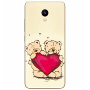 Чехол Uprint Meizu M5C Teddy Bear Love