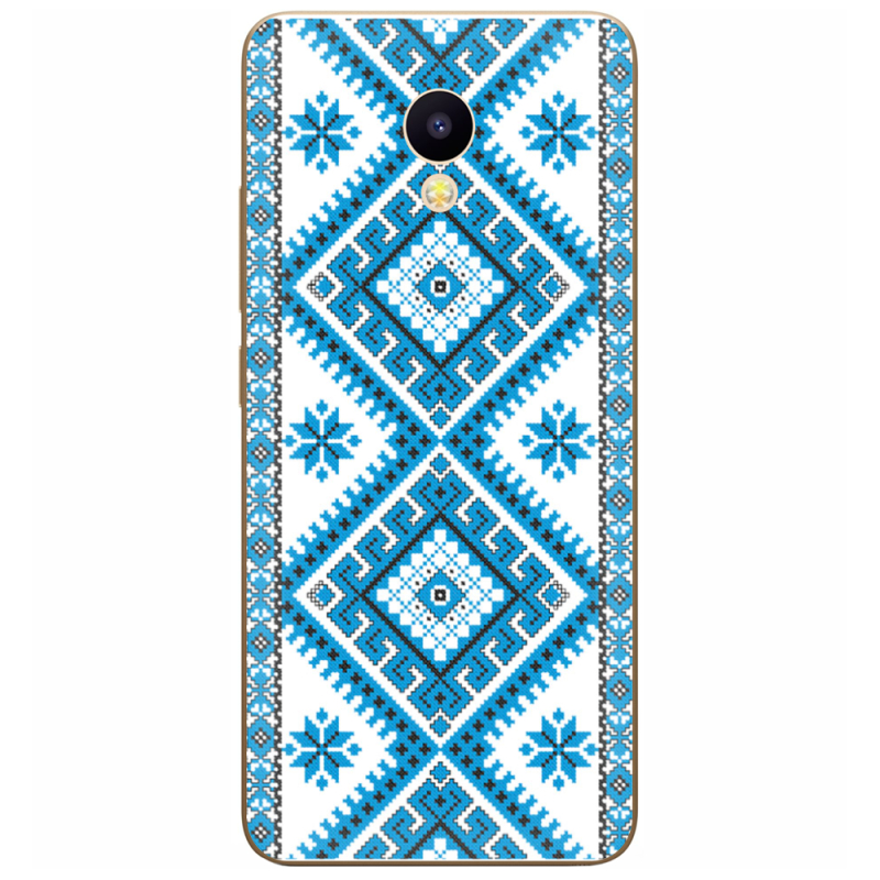 Чехол Uprint Meizu M5C Блакитний Орнамент