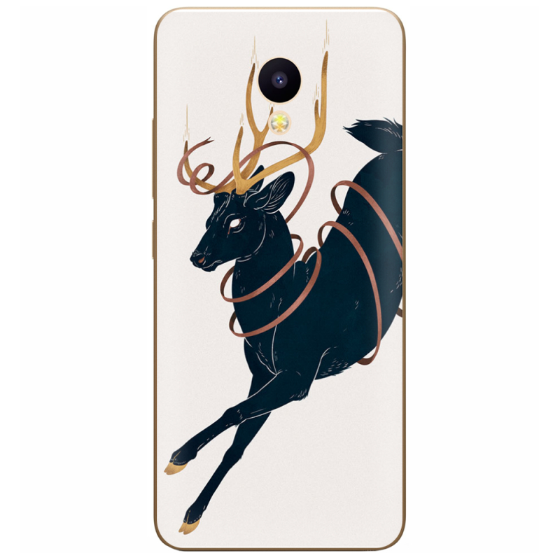 Чехол Uprint Meizu M5C Black Deer