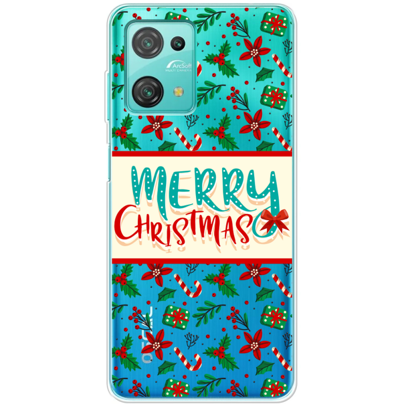 Прозрачный чехол BoxFace Blackview Oscal C30 Vintage Christmas Pattern