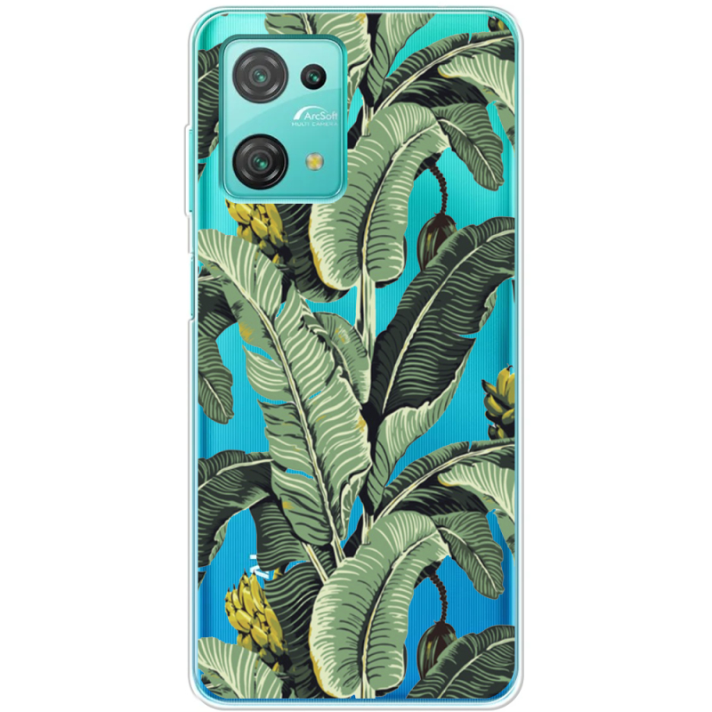 Прозрачный чехол BoxFace Blackview Oscal C30 Banana Leaves