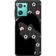 Черный чехол BoxFace Blackview Oscal C30 Flower Hair