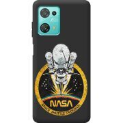 Черный чехол BoxFace Blackview Oscal C30 NASA Spaceship