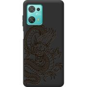 Черный чехол BoxFace Blackview Oscal C30 Chinese Dragon