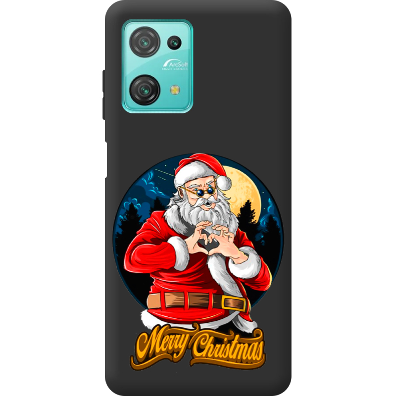 Черный чехол BoxFace Blackview Oscal C30 Cool Santa