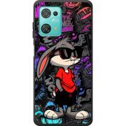 Черный чехол BoxFace Blackview Oscal C30 Малий вухань