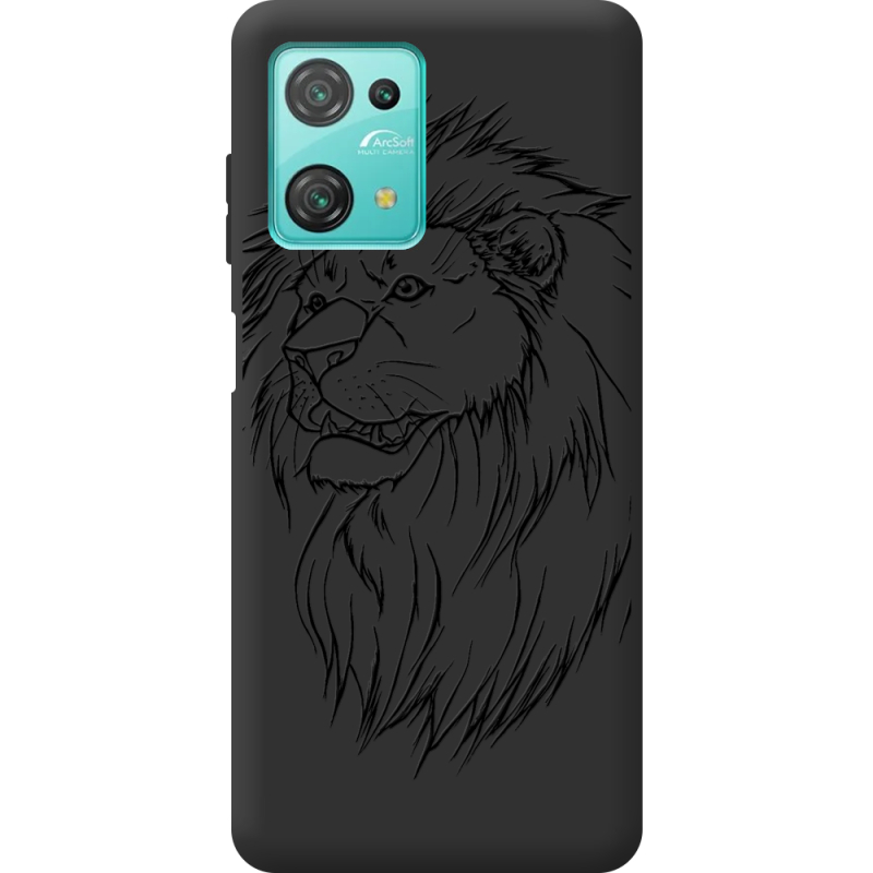 Черный чехол BoxFace Blackview Oscal C30 Lion