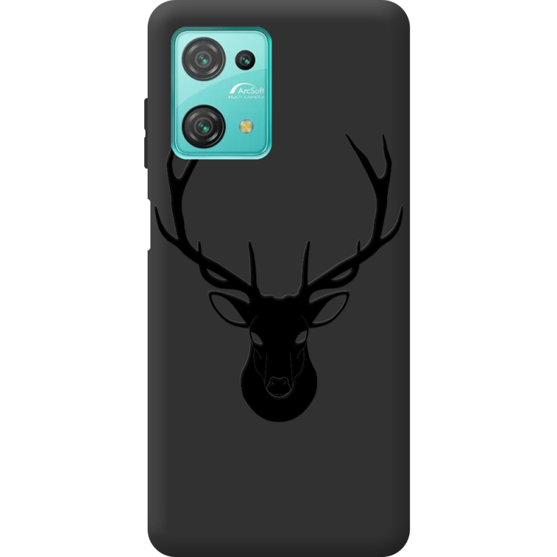 Черный чехол BoxFace Blackview Oscal C30 Deer