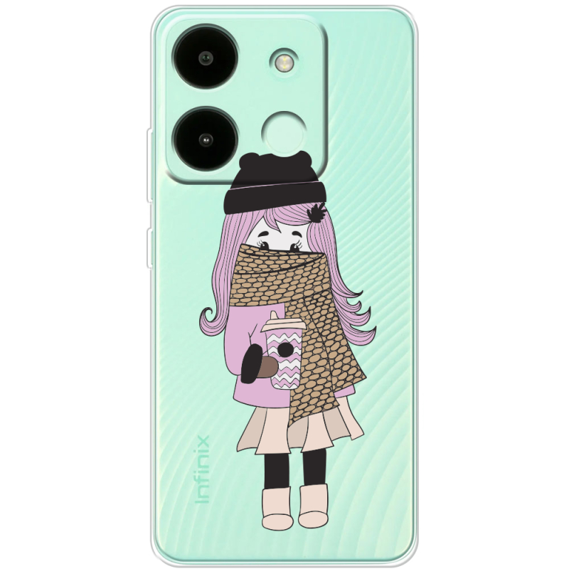 Прозрачный чехол BoxFace Infinix Smart 7 HD Winter Morning Girl