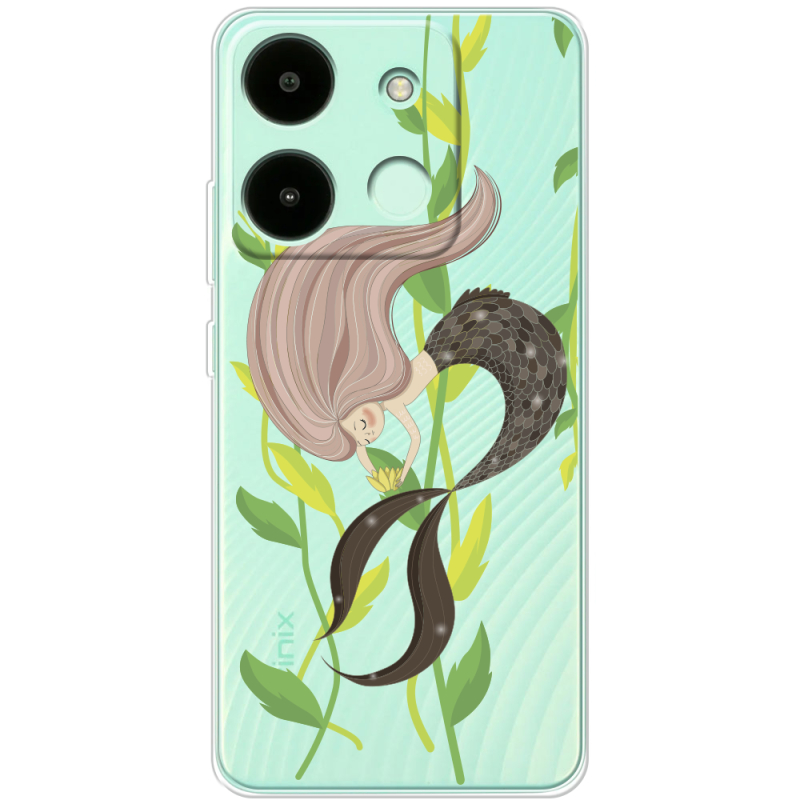 Прозрачный чехол BoxFace Infinix Smart 7 HD Cute Mermaid