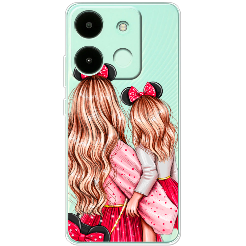 Прозрачный чехол BoxFace Infinix Smart 7 HD Mouse Girls