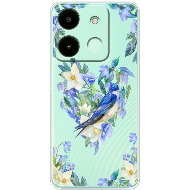 Прозрачный чехол BoxFace Infinix Smart 7 HD Spring Bird