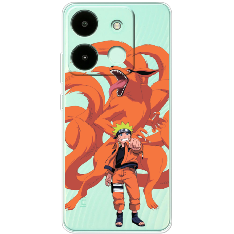 Прозрачный чехол BoxFace Infinix Smart 7 HD Naruto and Kurama