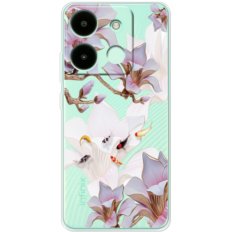 Прозрачный чехол BoxFace Infinix Smart 7 HD Chinese Magnolia