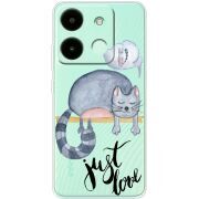 Прозрачный чехол BoxFace Infinix Smart 7 HD Just Love